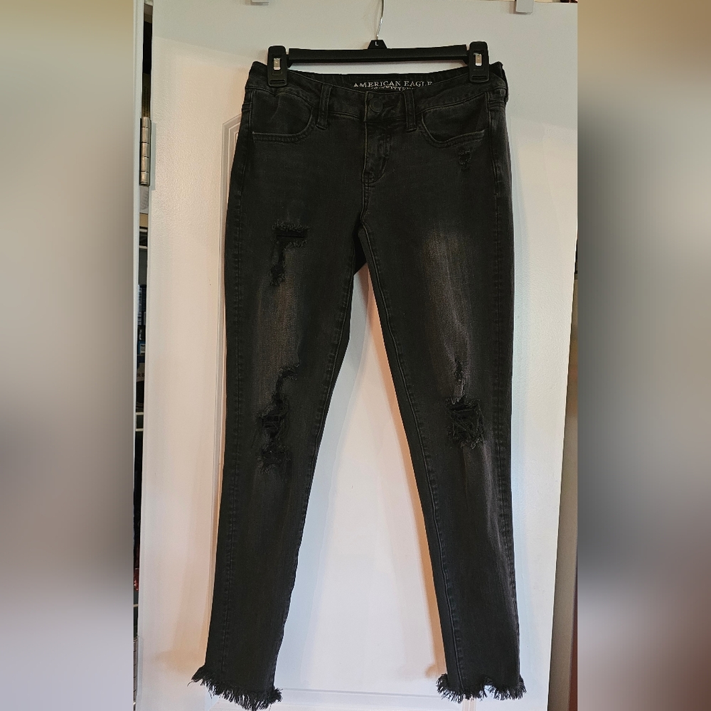 American Eagle Super Stretch Super Low Jeggings size 4